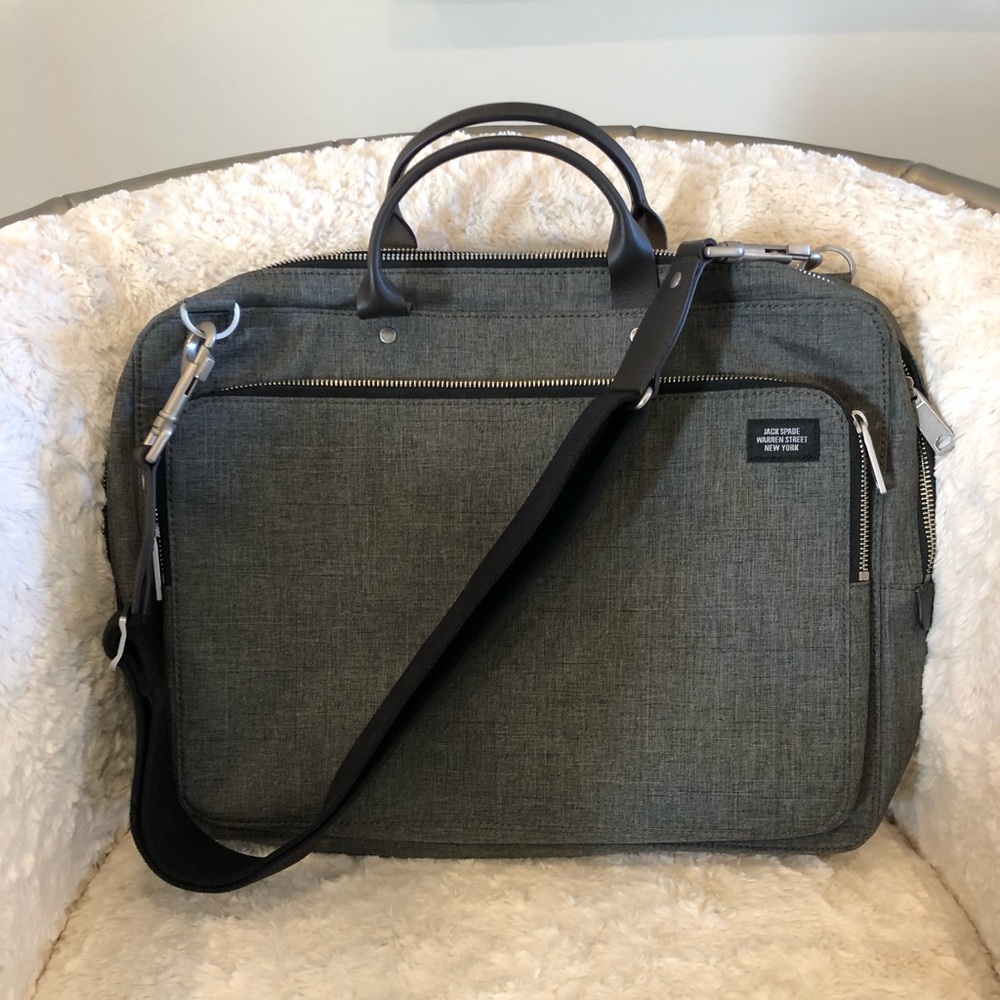 Jack Spade Warren Street satchel/briefcase.
